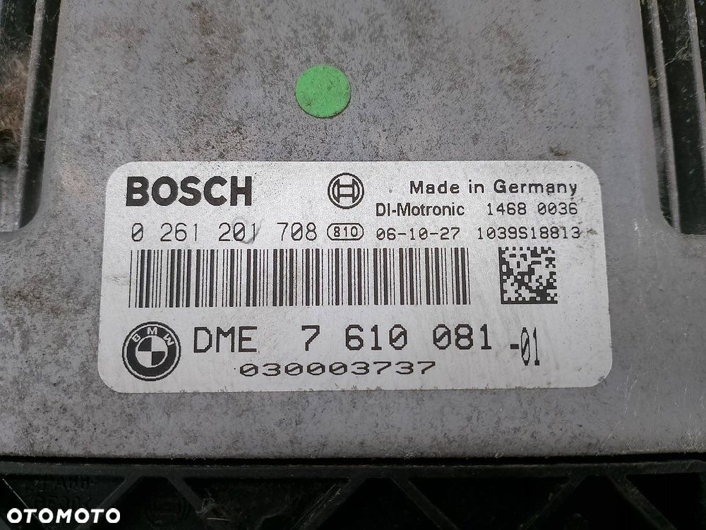 KOMPUTER, STEROWNIK MINI COOPER S ( 01-06 ) 7610081 0261201708 1.6 16V - 2