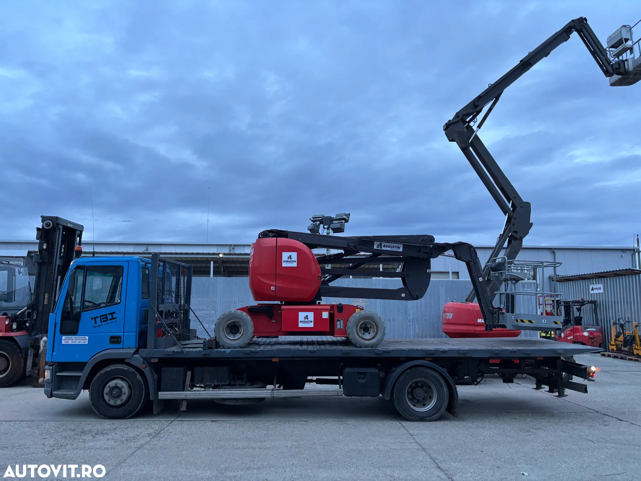 Inchirieri nacele cu brat diesel 4x4 Manitou - 3
