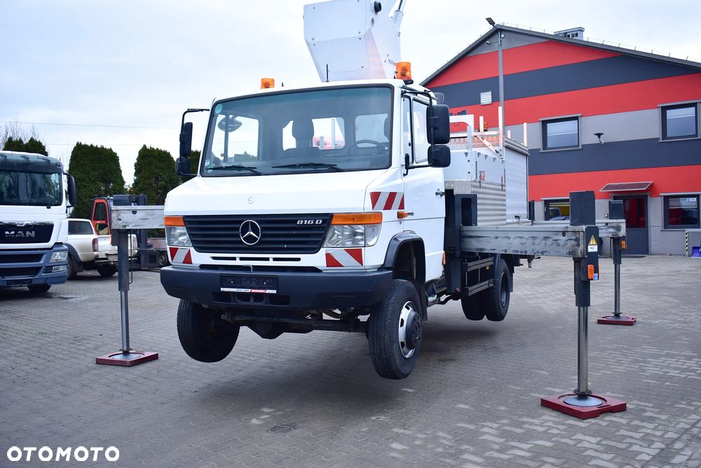 Mercedes-Benz Vario 816 / Euro 5/ 4x4/ Zwyżka/ Podnośnik koszowy Ruthmann TB 220/ 22 m. / Steiger/ Hubarbeitsbühne/ Reduktor ! / Sprowadzony z Niemiec/ Stan Perfekcyjny ! - 4
