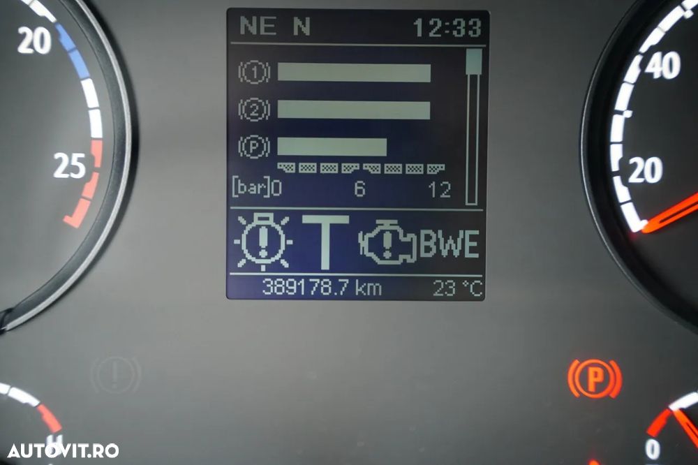 Scania P 320 / SOLO / CORTINĂ - 8.5 M / 4X2 / DHOLLANDIA LIFT / PODEA REZISTENTĂ / EURO 6 - 40