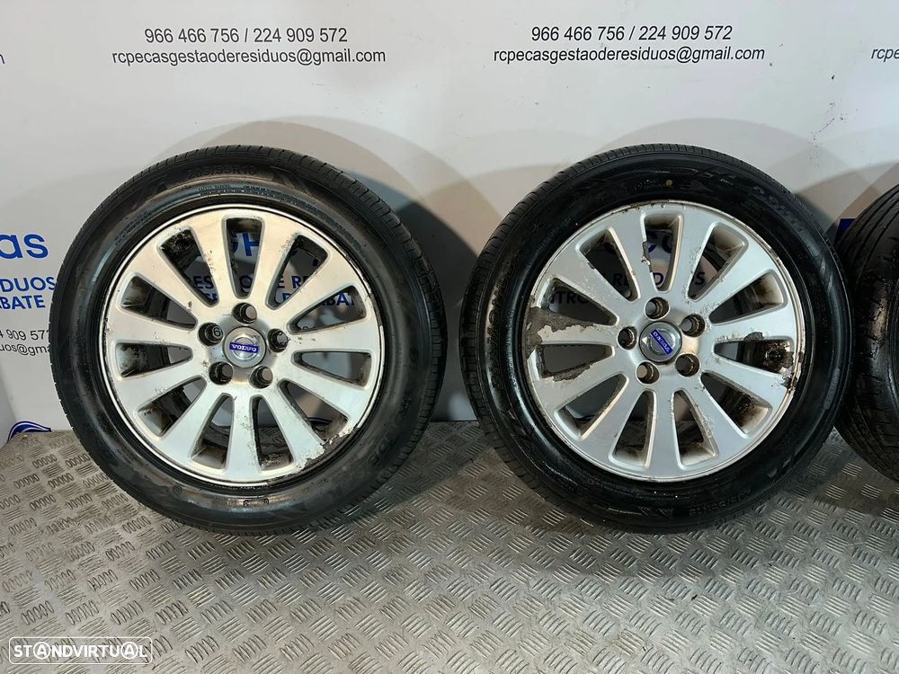 .Conjunto Jantes 16 Originais Volvo 5x108 ET52.5 6.5J 30647088 - 5