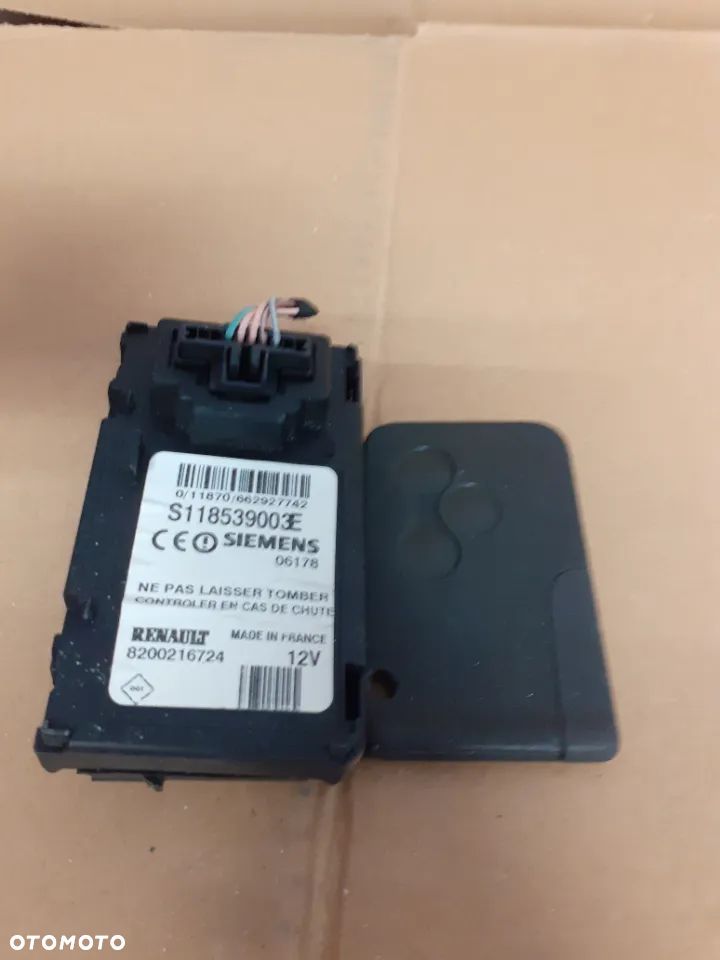 ZESTAW Renault Scenic II Megane II 519158083 | S118539003E |  8200606825 | 8200565863 - 7