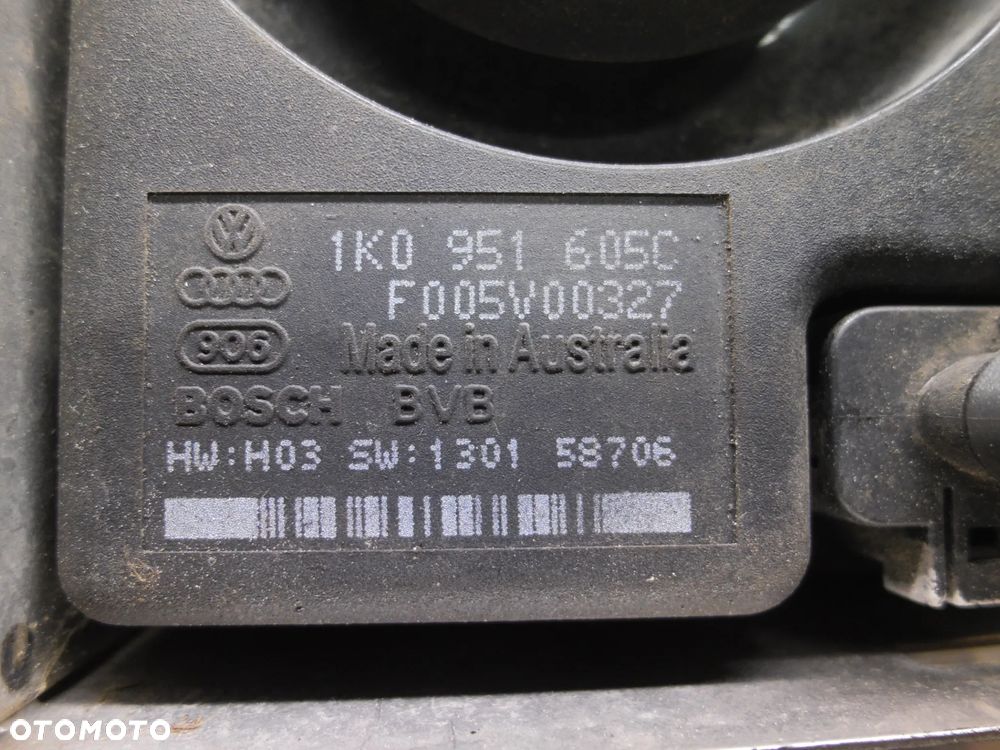 SYRENA SYGNAŁ DZWIĘKOWY KLAKSON AUDI A4 B8 A5 8T 1K0951605C - 2