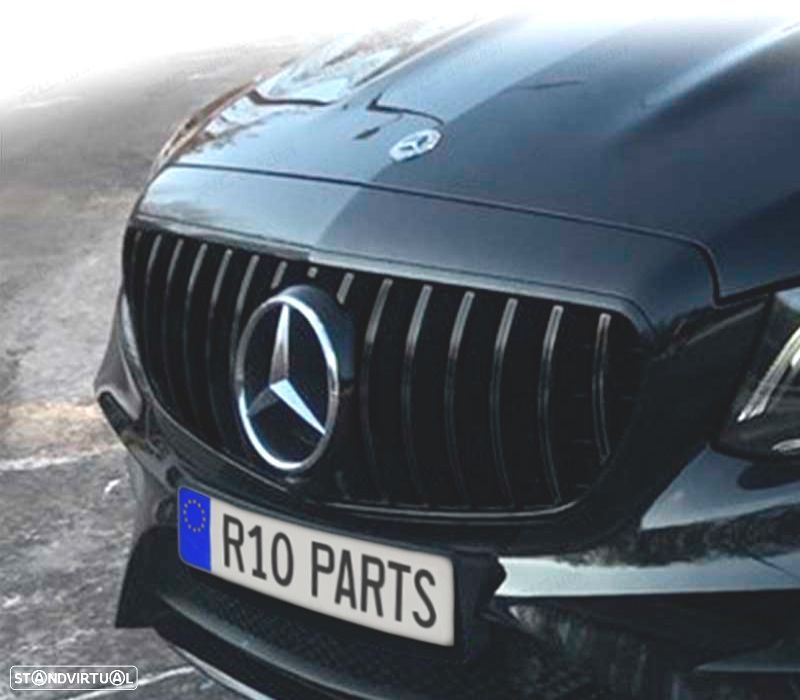 GRELHA MERCEDES CLASE E W213 16-18 LOOK GT PRETO BRILHO - 2