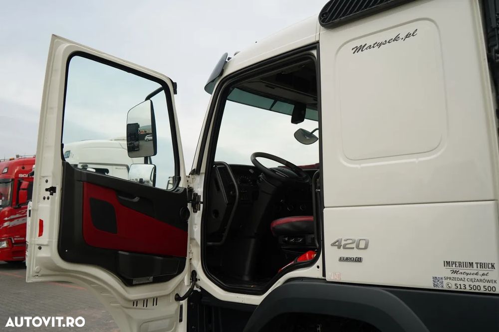 Volvo FMX 420 / RETARDER / 13 LITRI / CABINĂ JOSĂ / I-SHIFT / EURO 6 - 21