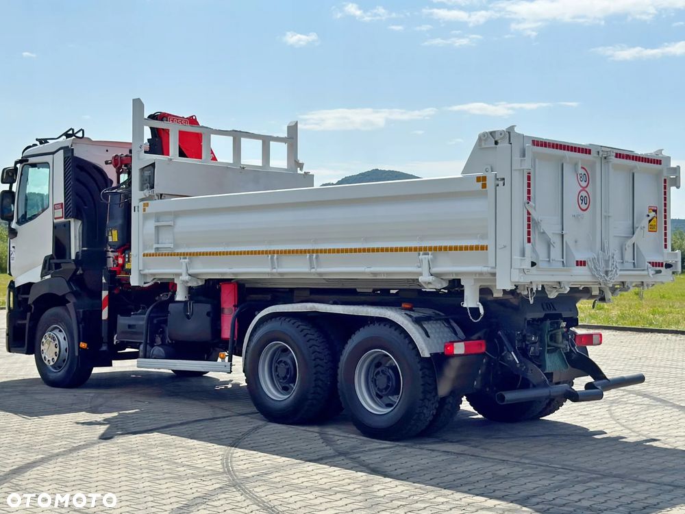 Renault C 430 * WYWROTKA 5,20 m * FASSI F165A.0.23 + PILOT / 6x4 - 6