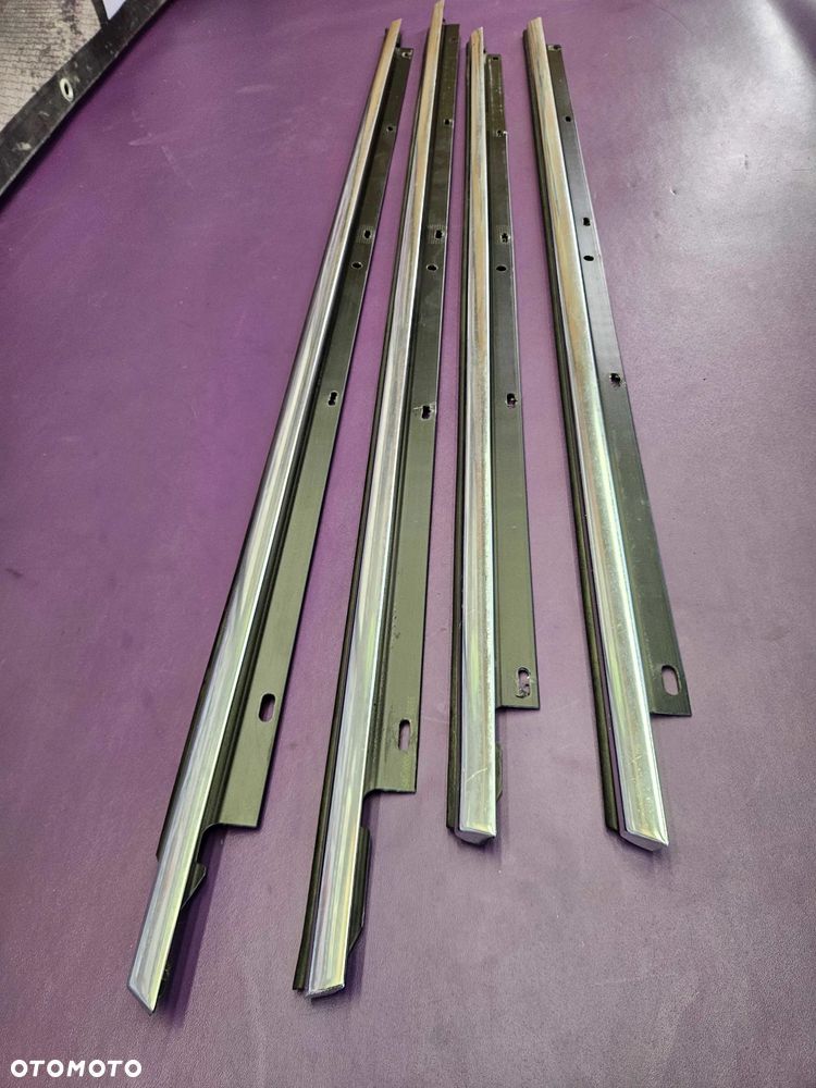 Listwa Listwy Zgarniajace Szyb Szyby Chrom Chromowane AUDI A6 C6 Sedan Kombi - 5