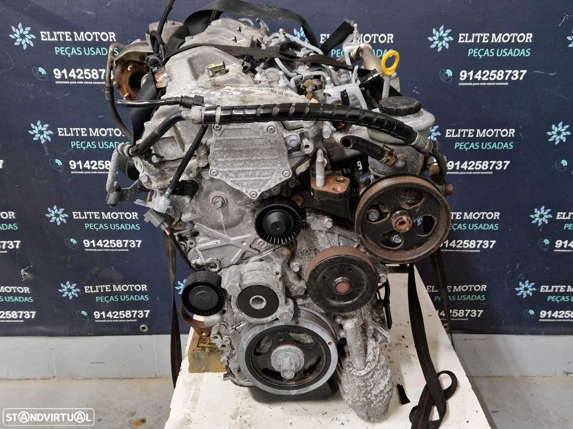 Motor usado 1AD-FTV TOYOTA AVENSIS 2.0 D 126CV T25 1AD DENSO COROLLA RAV4 - 5
