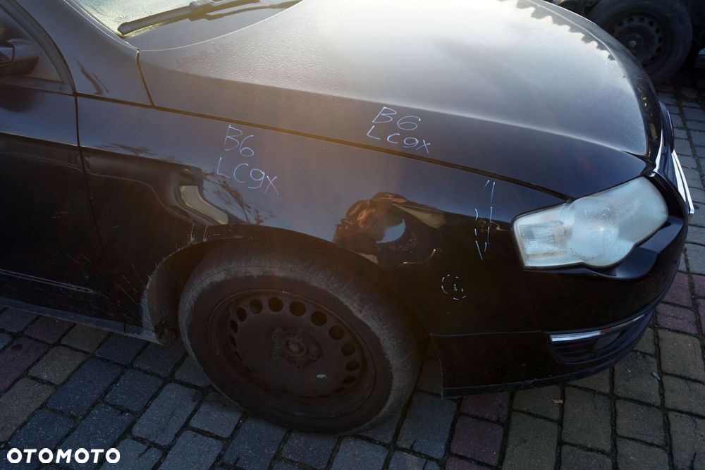 MASKA ZDERZAK BŁOTNIKI LAMPY PASSAT B6 LC9X  VOLKSWAGEN 2005-2010 CZARNY PRZÓD KOMPLETNY - 25