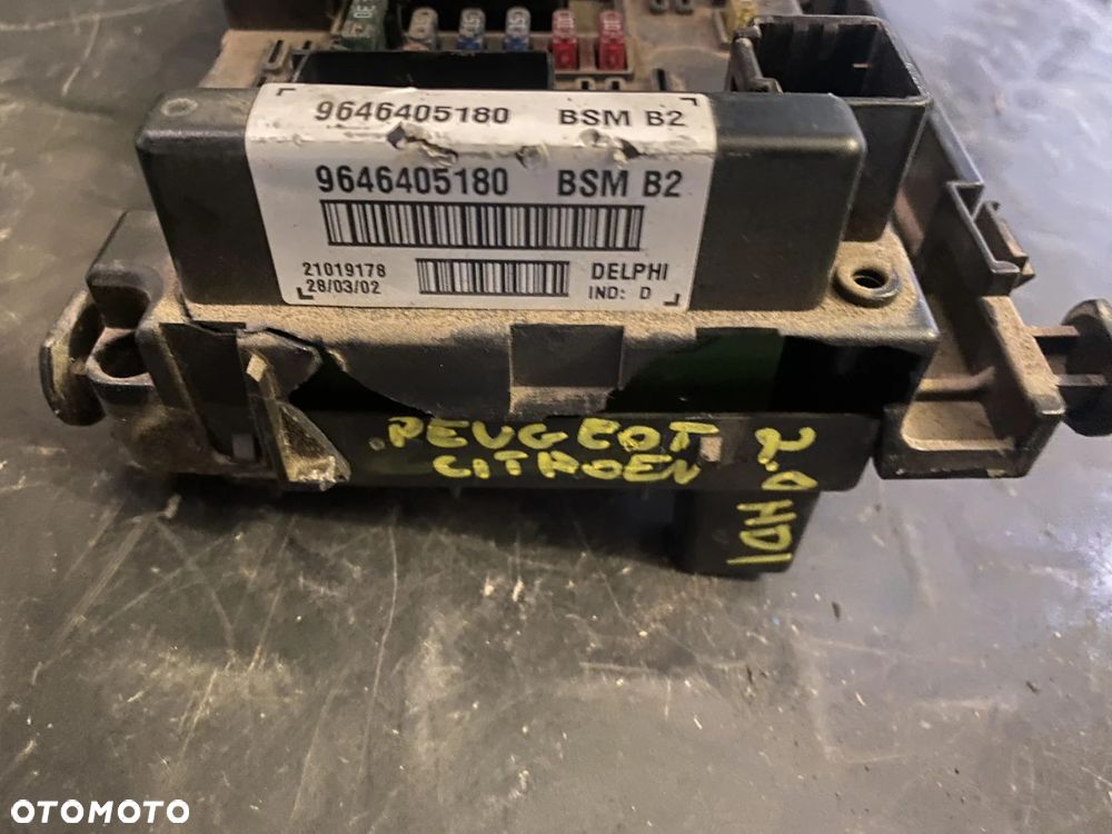 Moduł BSM B2 Citroen Peugeot 2.0 HDI skrzynka bezpieczników OE - 2