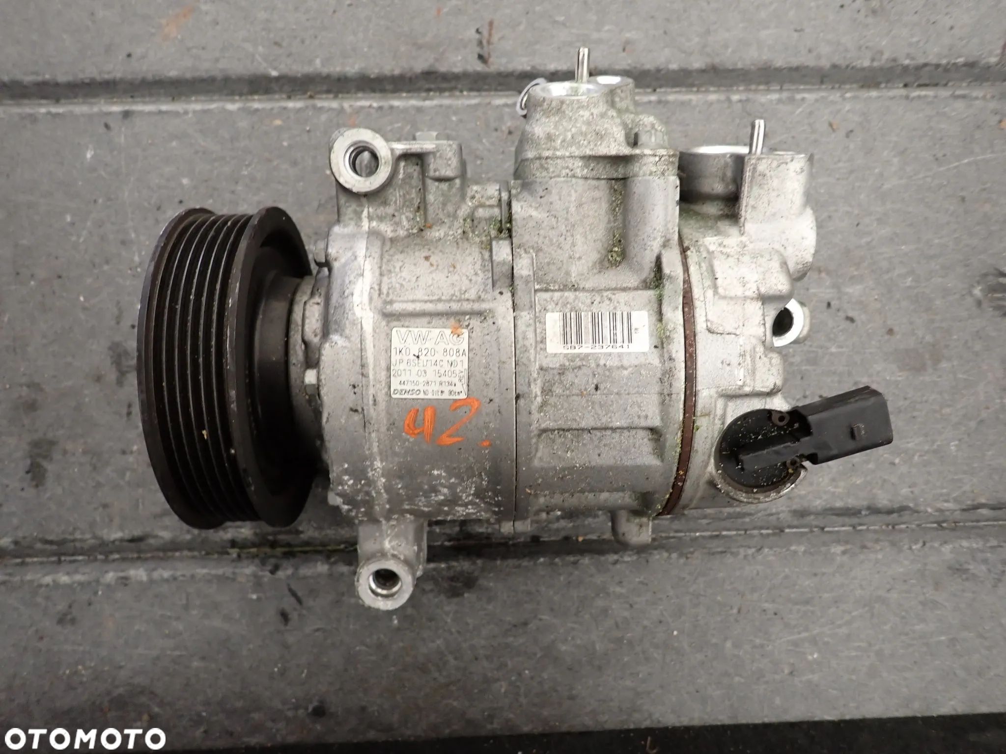 VW AUDI SKODA SEAT 1.6 TDI 2.0 TDI 1.4 1.8 2.0 TFSI SPRĘŻARKA KLIMATYZACJI 1K0820808F 1K0820808D 1K0820808B 1K0820808A 1K0820803S 1K0820803Q 8FK351322 - 1