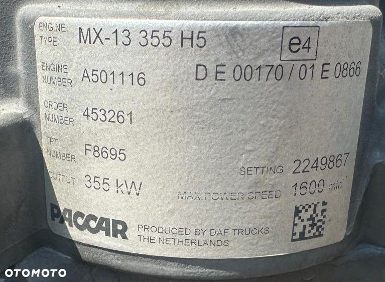 SILNIK SŁUPEK SILNIKA BLOK DAF XG / XF NOWY MODEL  MX13 355H5 - 9