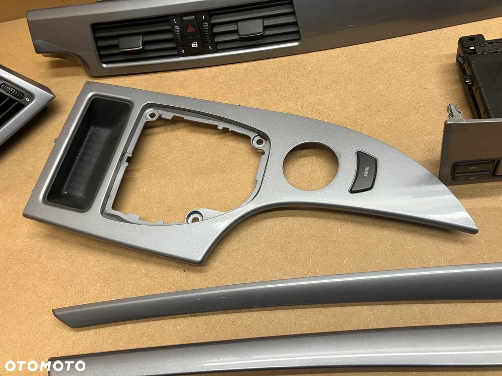 DEKORY LISTWY OZDOBNE BMW E60 E61 LIFT LCI SREBRNE - 4