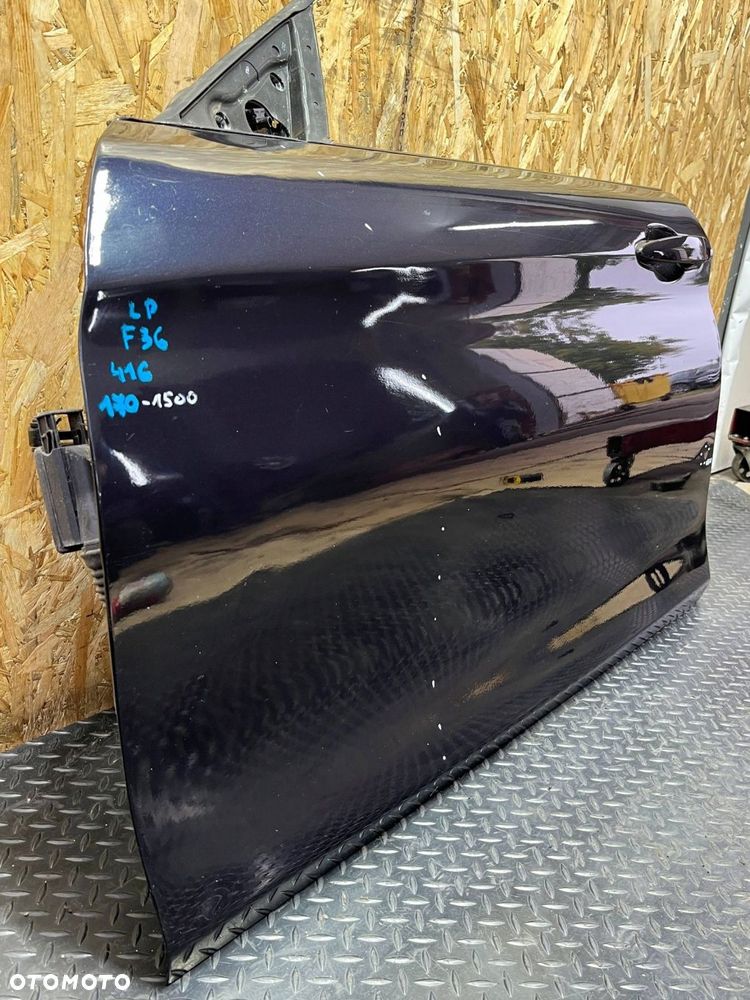 bmw 4 f36 gran coupe 2016 przód strona lewa drzwi przednie 416 carbonschwar - 12