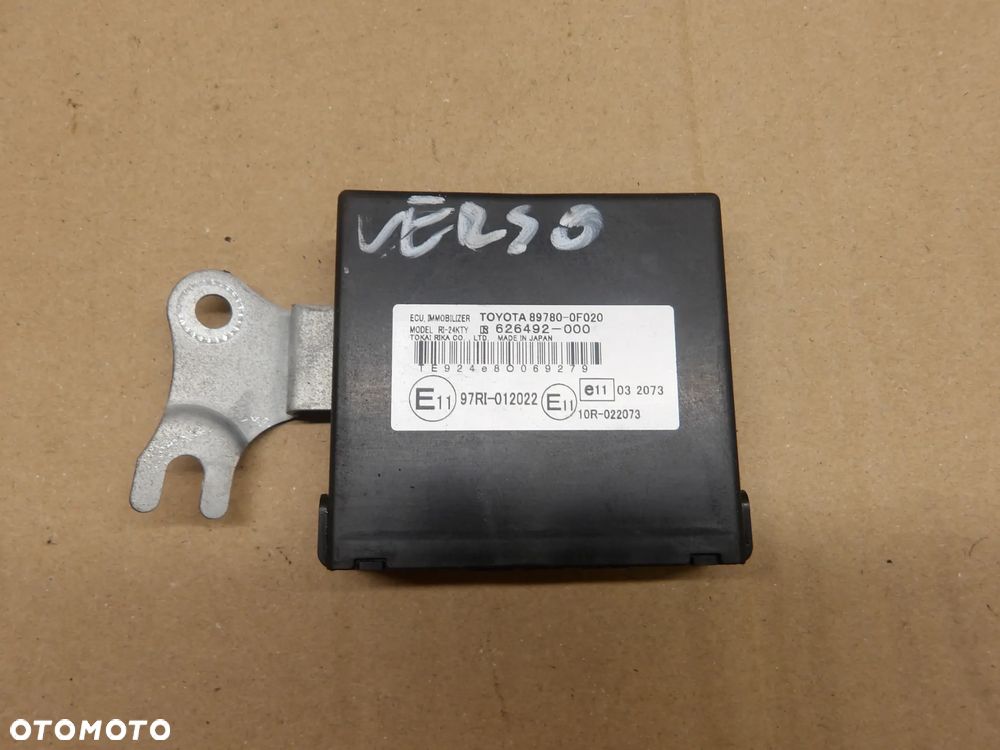 TOYOTA COROLLA VERSO 2.2D MODUŁ IMMOBILIZERA 89780-0F020 - 1
