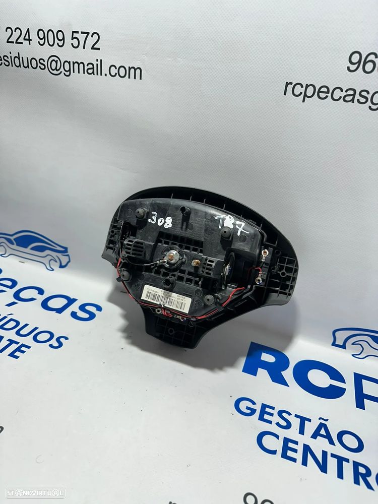 .Airbag Volante Condutor Original PSA Peugeot 308 96810154ZD 2007 – 2014 - 7