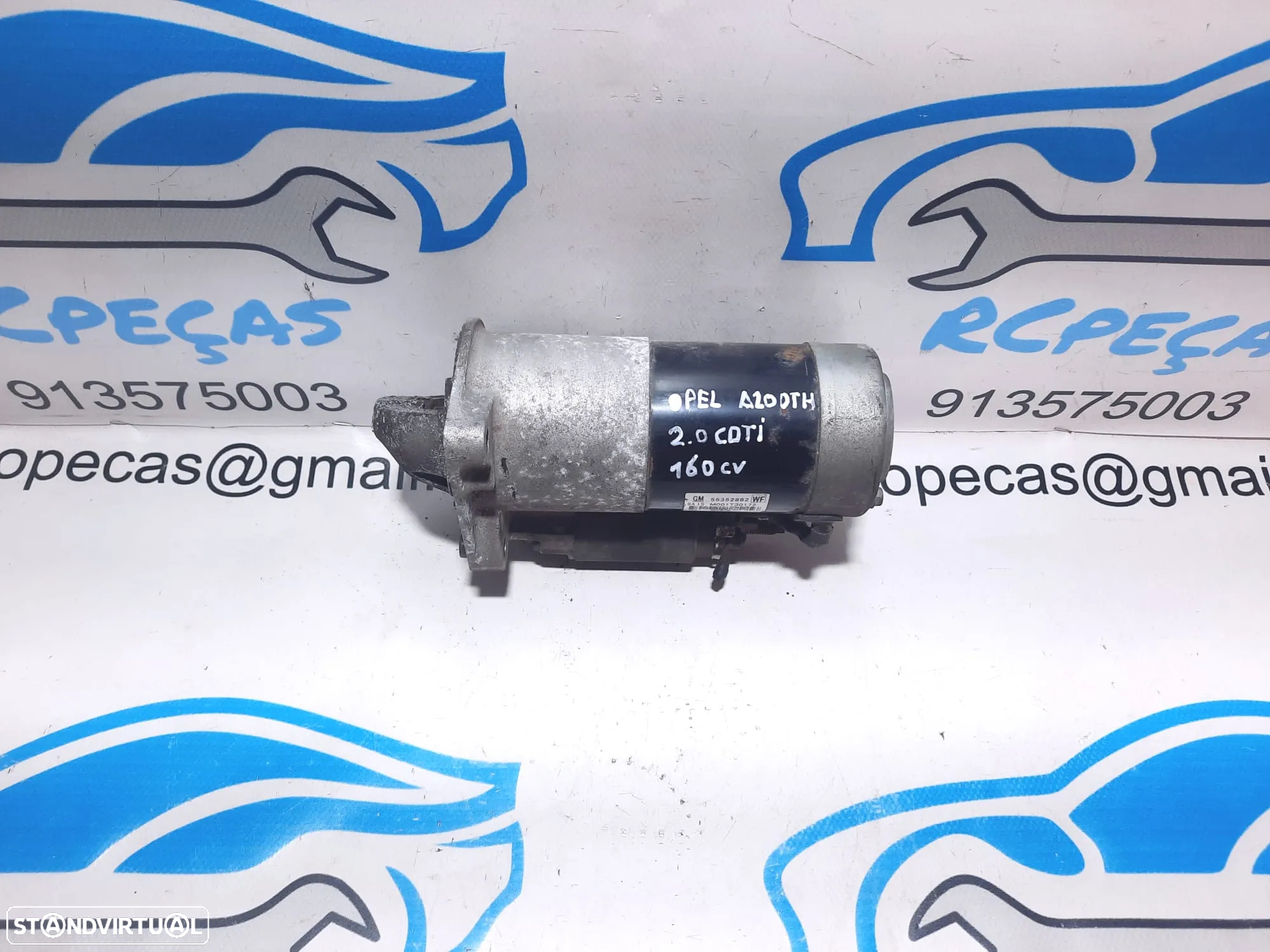 MOTOR ARRANQUE OPEL INSIGNIA A 2.0 CDTI 16V 160CV A20DTH GM55352882 55352882 M001T30172 ASTRA H ASTRA J P10 ZAFIRA B VECTRA C SAAB 93 9.3 9-3 - 6
