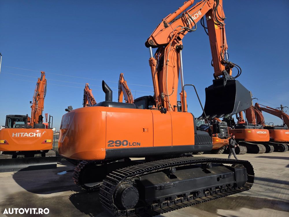 Hitachi ZX290LCN, 30 tone, 2014, 9.152h, latime 2,99m, 3 brate excavare, inst picon, inst rotire, gresare automata, Cupla rapida hidr, cupa 1,8mc, senile 80% ok, ad sapare 7m, bolt diam 90mm, 3 pompe hidr HITACHI, STARE BUNA-PROMOTIE 66.900 EUR+Tva - 12