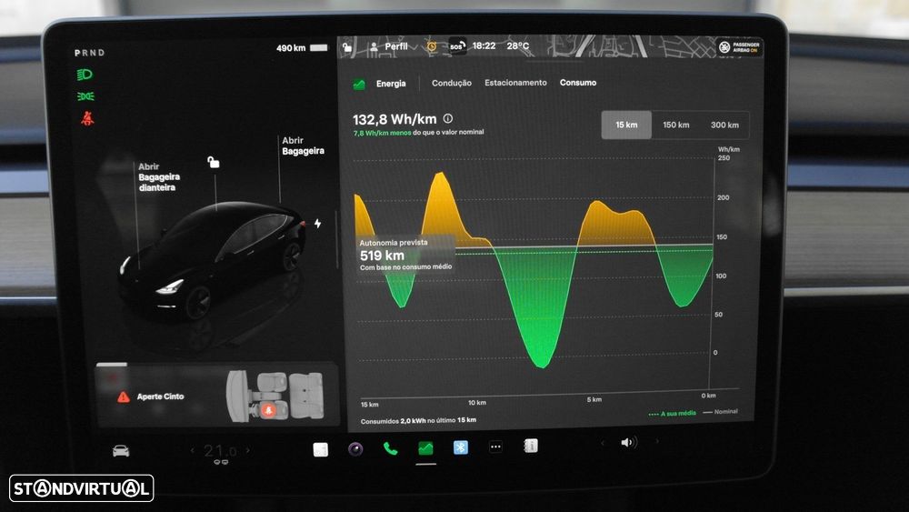 Tesla Model 3 Long Range Tração Traseira - 54