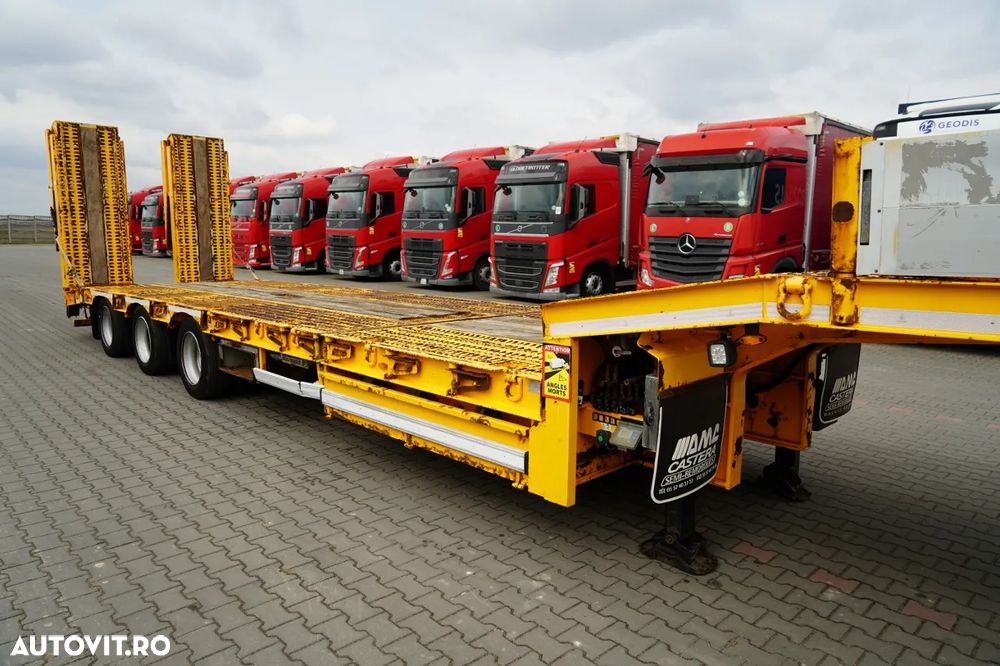 Castera REMORCA AUTO AMC CASTERA / ÎNCĂRCĂTOR JOS / 13,1 M / GAMĂ HIDRAULICĂ / AXĂ DE DIRECȚIE / TROLIU - 11