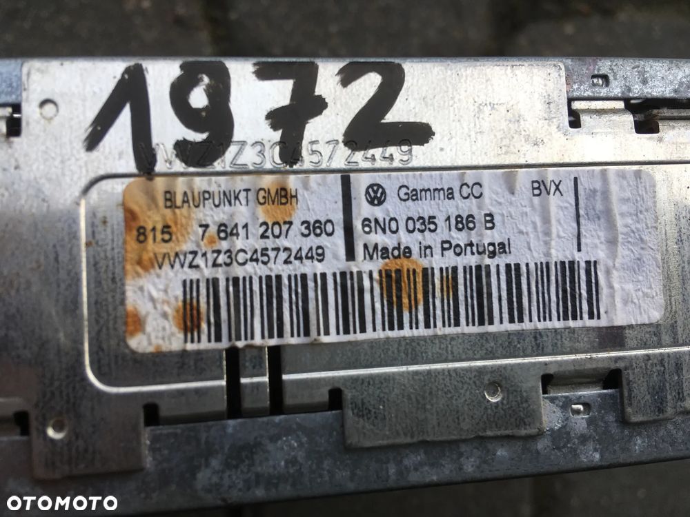 RADIO VW GAMMA PASSAT B5 GOLF IV T4 MULTIVAN T5 POLO SHARAN BORA LUPO + KOD - 4