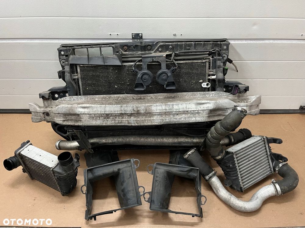 pas przedni audi a6 c6 4f0 2.0tdi komplet chlodnice wzmocnienie przÓd