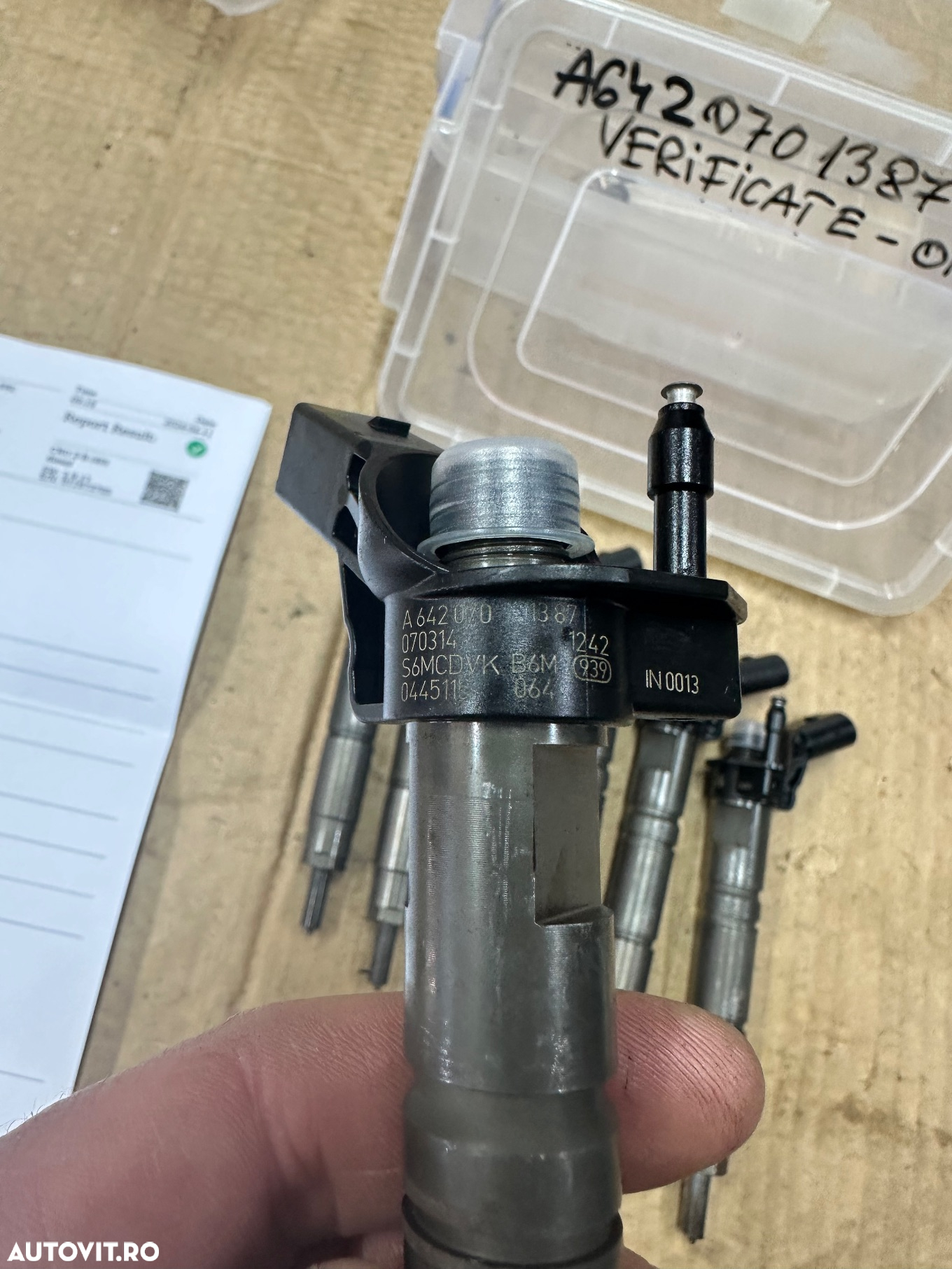 Injector MERCEDES CLS 320, 280, SPRINTER 3.0 V6 euro 4 cod A6420701387 - 3
