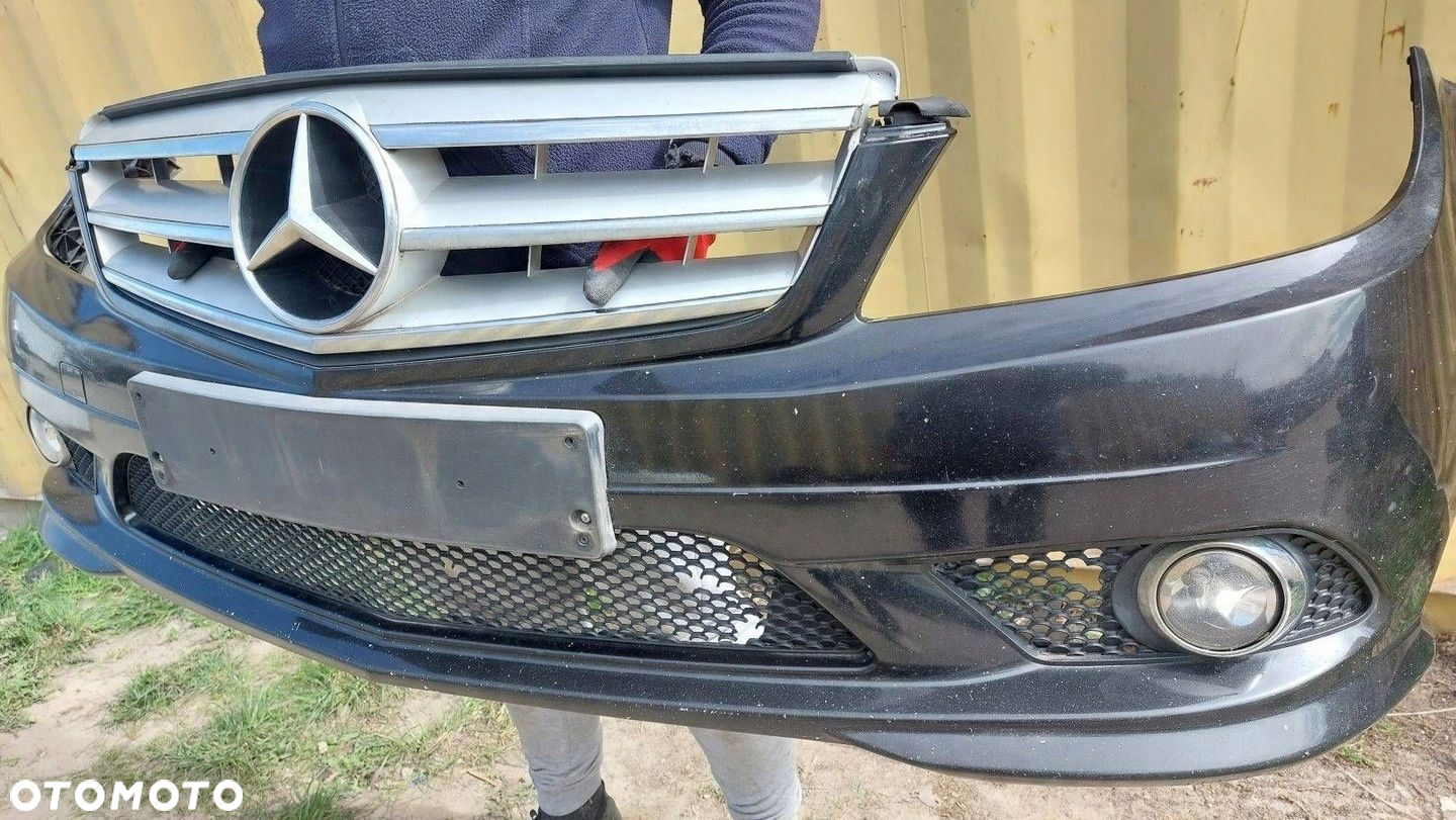 MERCEDES C-KLASA W204 AMG 07-10 ZDERZAK PRZÓD PRZEDNI A2048853725 - 9