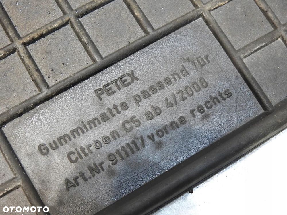 DYWANIKI CHODNICZKI GUMOWE CITROEN C5 III X7 KOMBI - 5