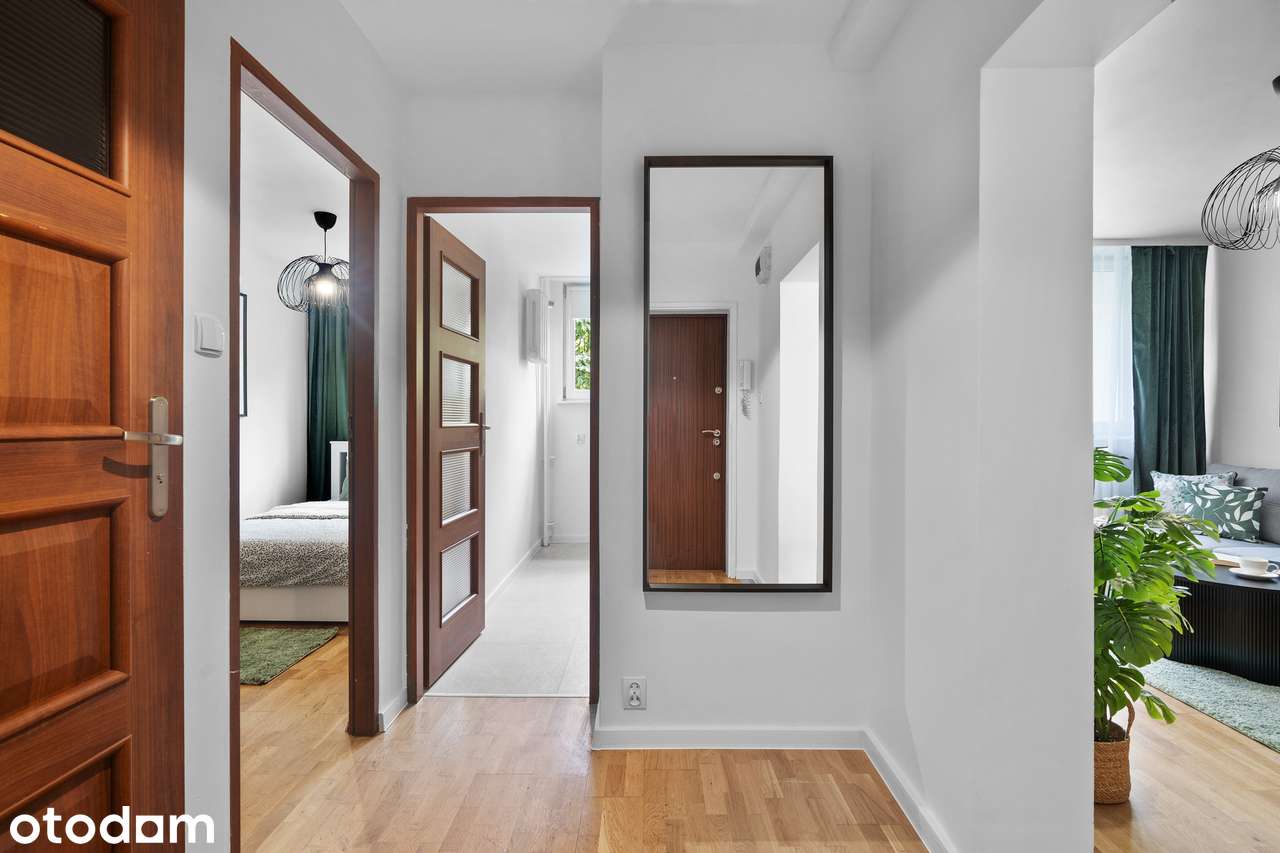 2 pokoje z oddzielną kuchnią po remoncie | balkon z widokiem na zieleń