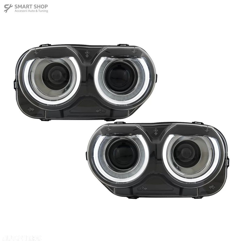 Faruri LED Dodge Challenger (2015-2024) Negru - 1