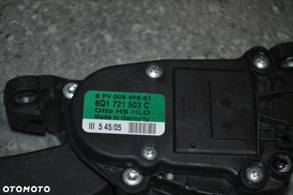 VW POLO SKODA FABIA SEAT IBIZA POTENCJOMETR PEDAŁ GAZU DIESEL 6Q1721503C - 2