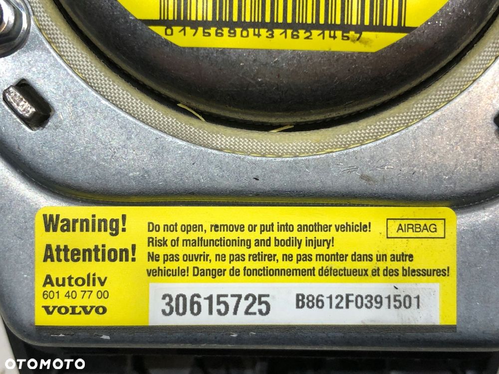 volvo v50 deska konsola poduszka airbag komplet - 11