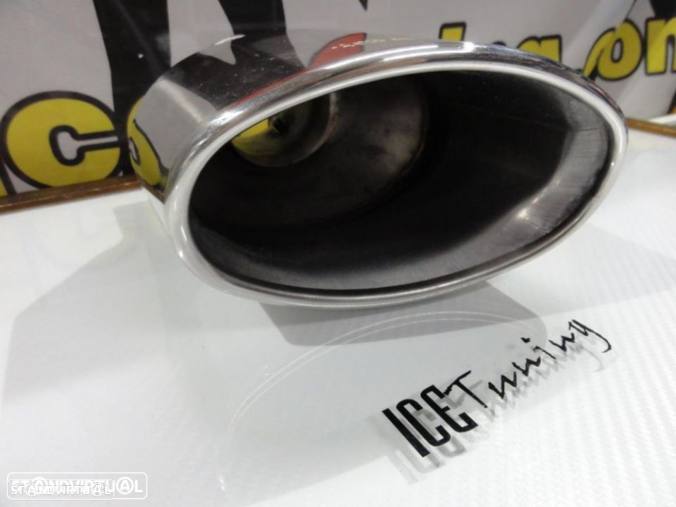 Ponteiras de escape Oval tipo cupra 142x80mm x 210MM 100% de inox Lado condutor - 5