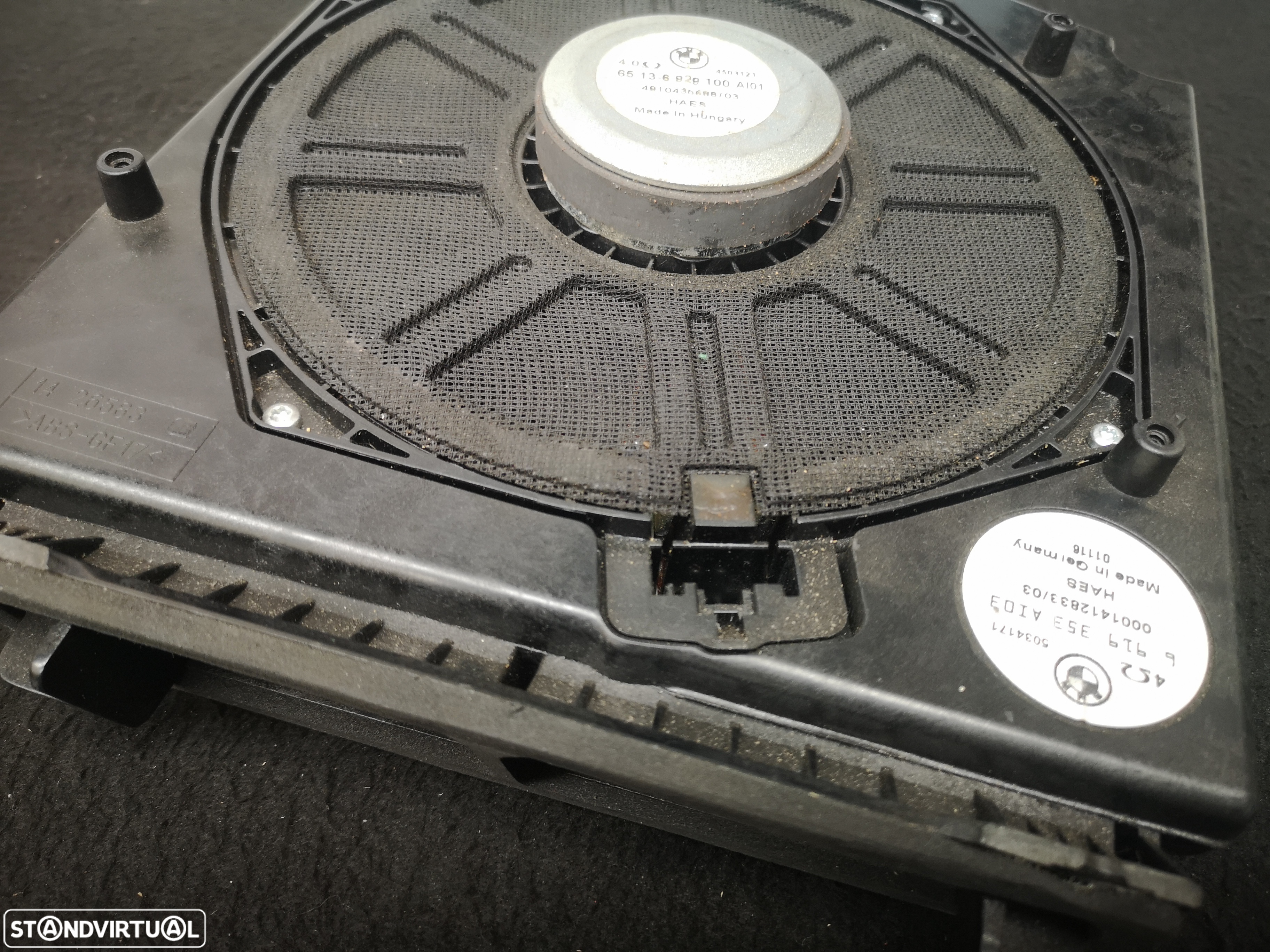 Coluna de som SUBWOOFER esquerdo bmw5 e60 e61 2003-2009 - 2
