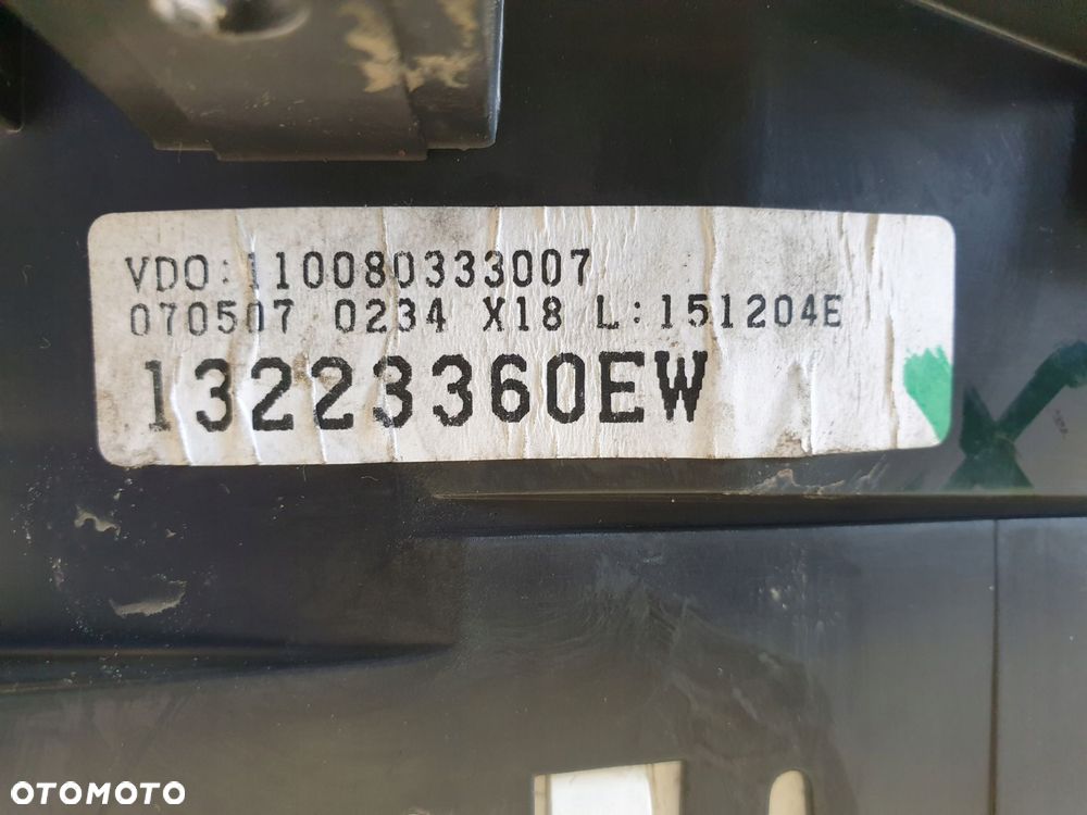 Opel Meriva A OPC 1.6 T turbo LICZNIK ZEGARY euro - 8