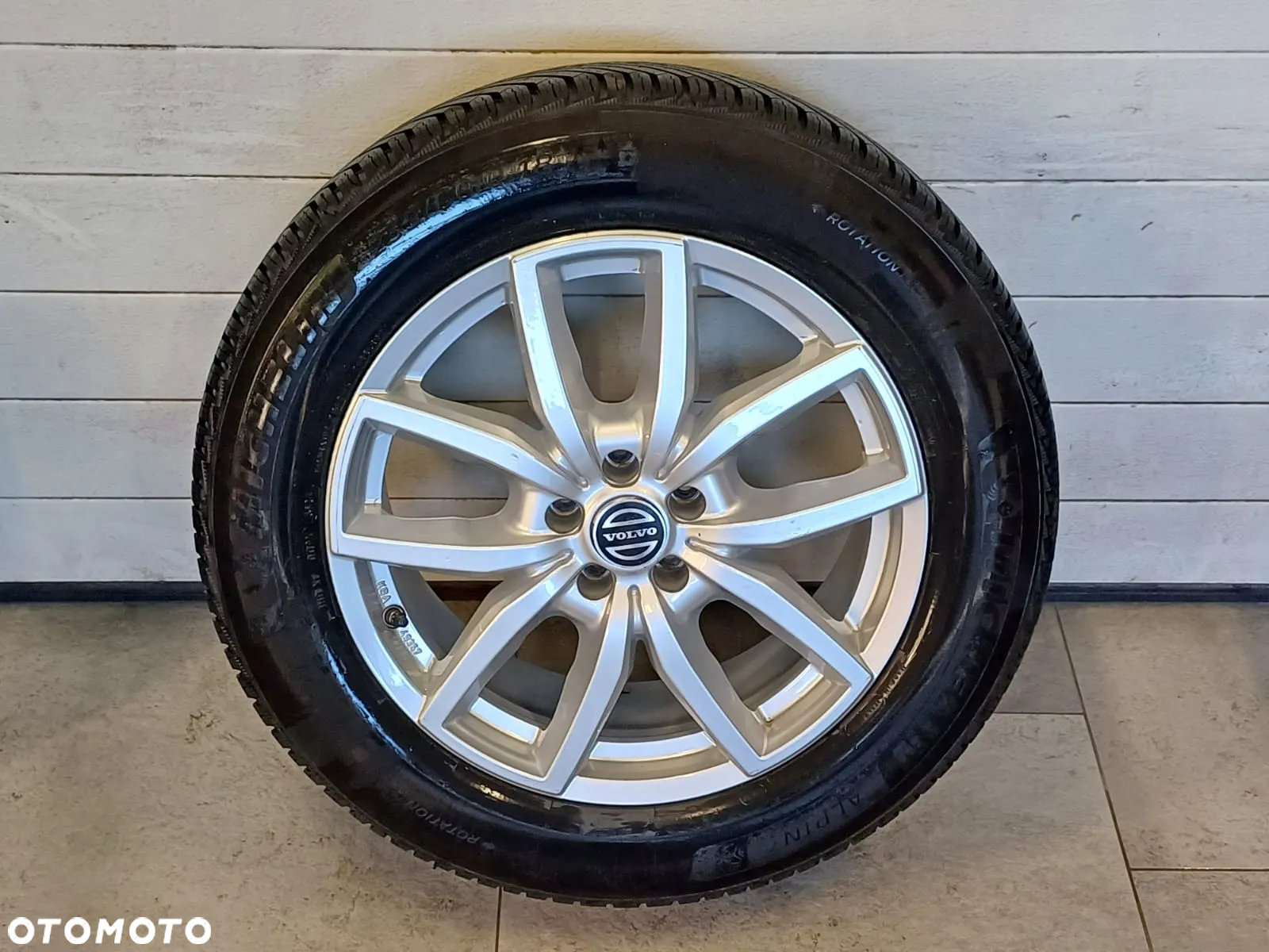 NR 611 Koła Zimowe Alufelgi Volvo XC60 235/60/18 Michelin Alpin 7, Bieżnik 8mm - 4