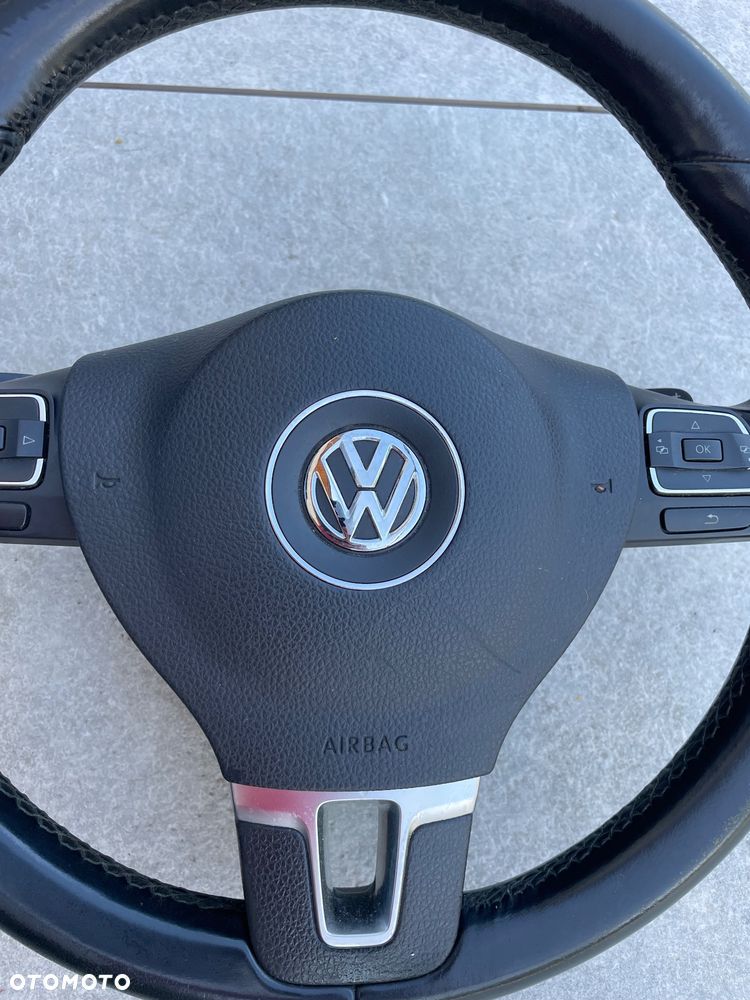 Vw Passat B7 golf 7 KIEROWNICA multi manetki z poduszką - 5