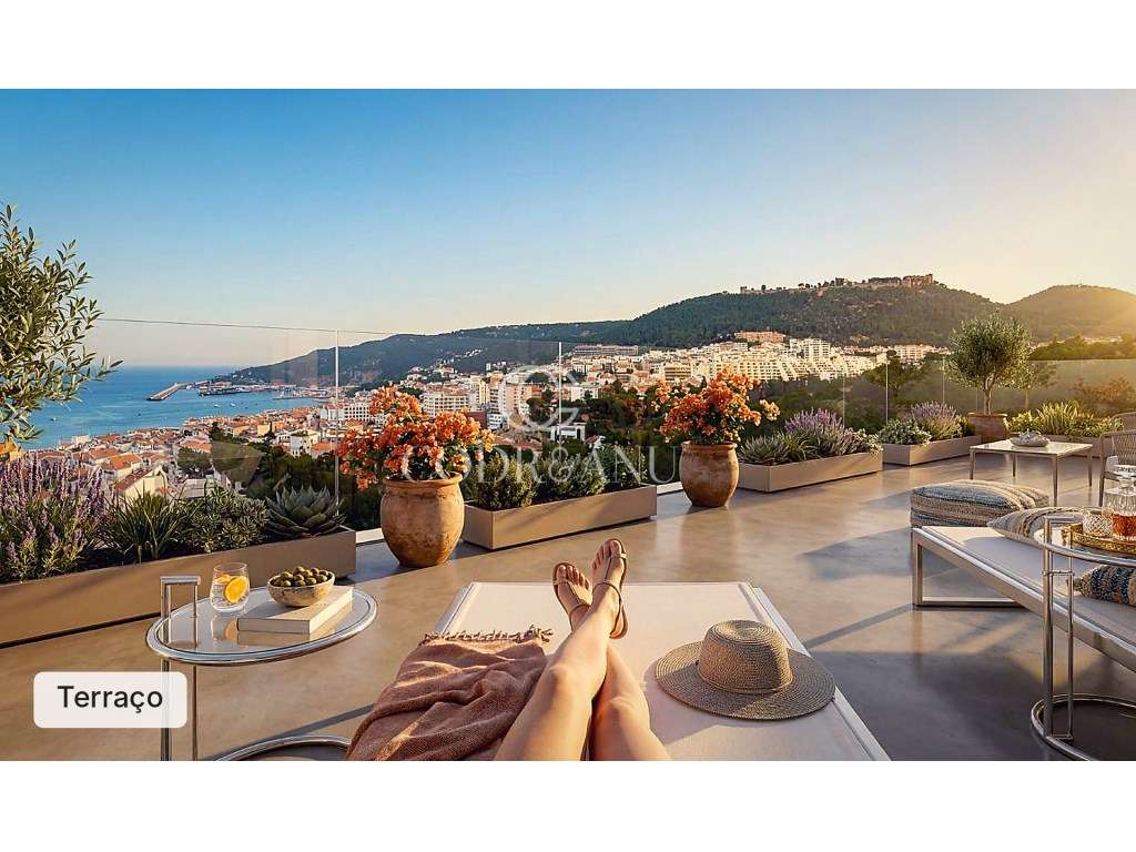 T2 Novo em Sesimbra com Piscina Infinity | Habitação ou Investimento - Grande imagem: 5/11