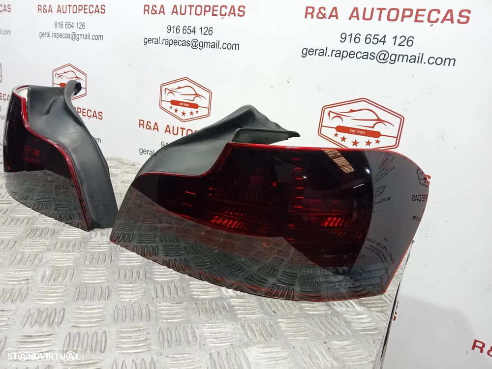 Farolins Trás Traseiro Esquerdo Direito Bmw Série 1 E82 E88 Pré LCI Escurecidos Originais - 2