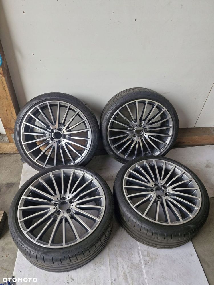 KOŁA MERCEDES AMG 9x21 ET34 10x21 ET48 A2234011700 A2234011800 PIRELLI LATO