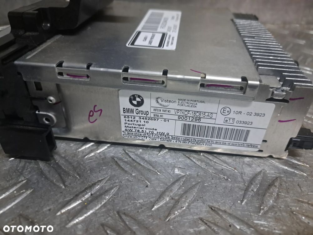 Radio CD Mini Cooper R56 3452697 - 2