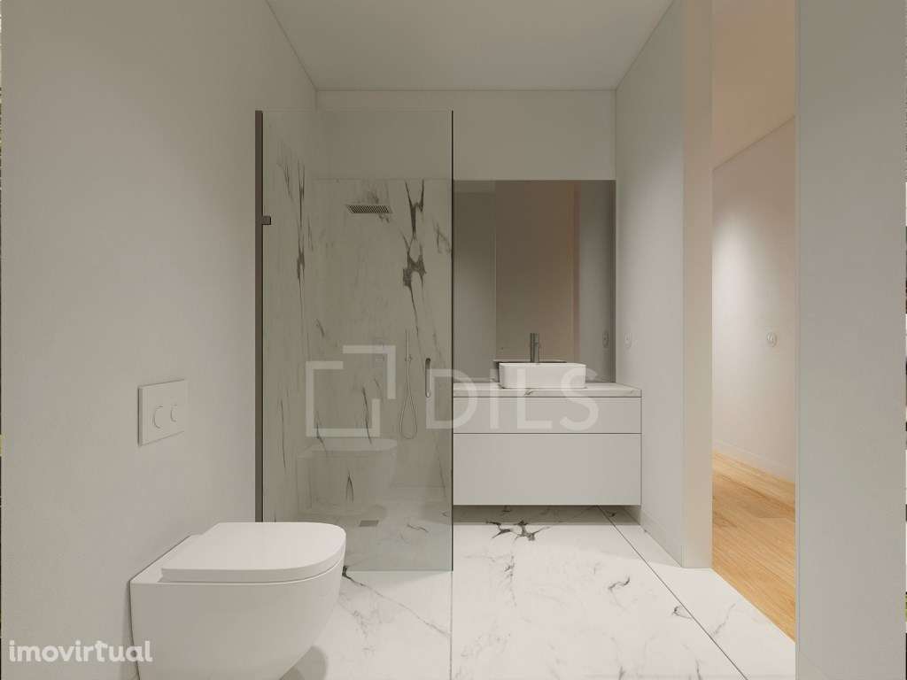 Apartamento T1 com terraço em novo empreendimento no centro do Porto - Grande imagem: 5/48