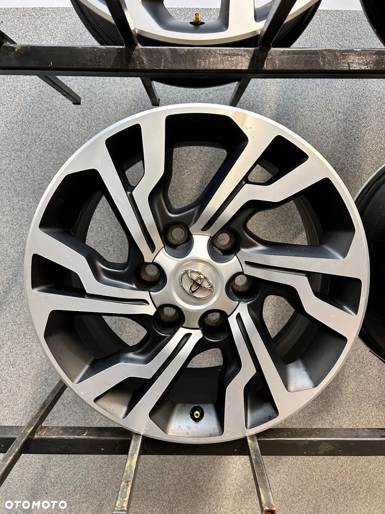 4 FELGI ALU. TOYOTA HILUX, LAND CRUISER  17'' 7,5J  ET30  PC457-0K001 - 6