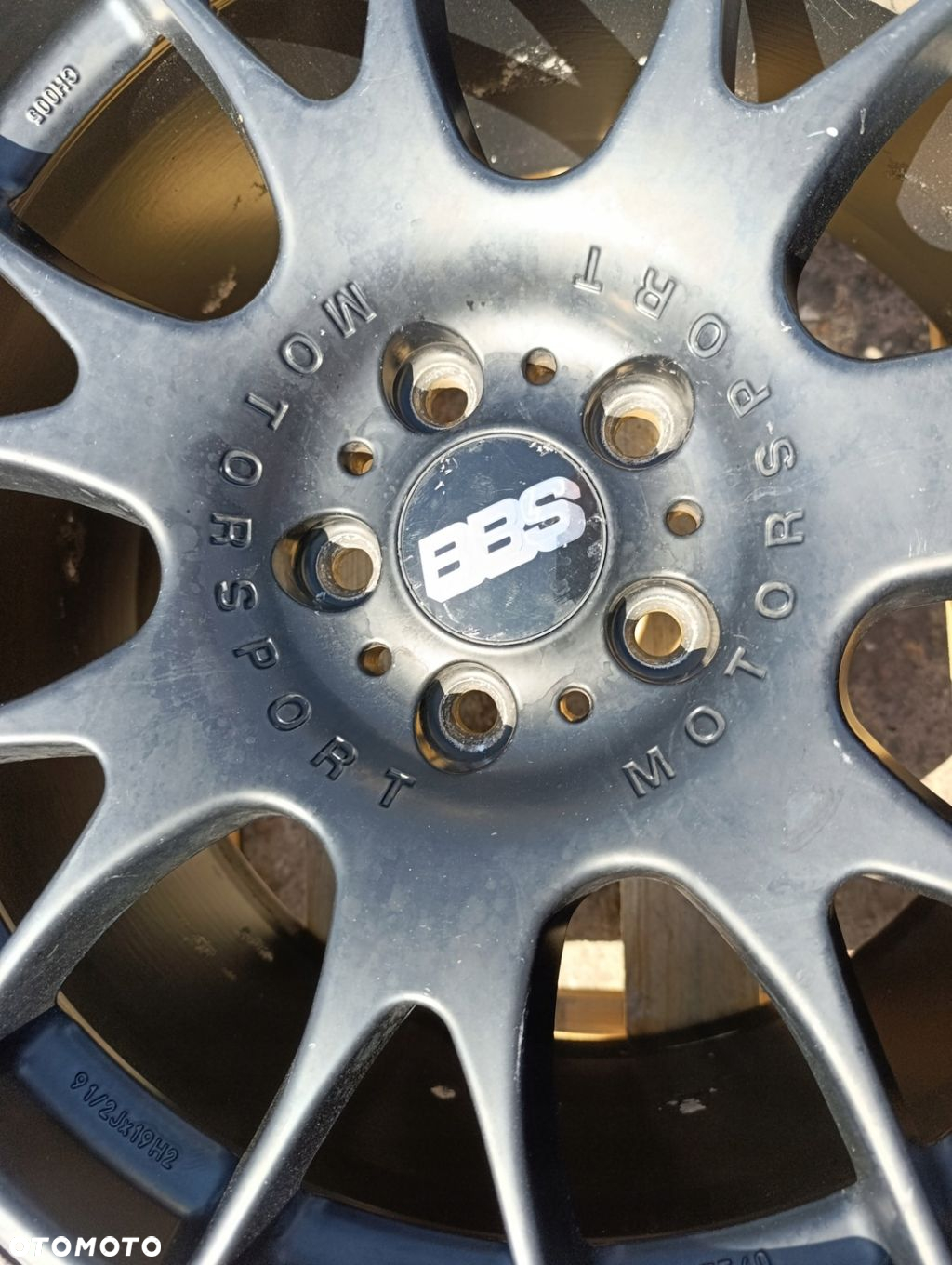 BMW FELGA ALU BBS 9,5XR19 ET35 CH005 - 7