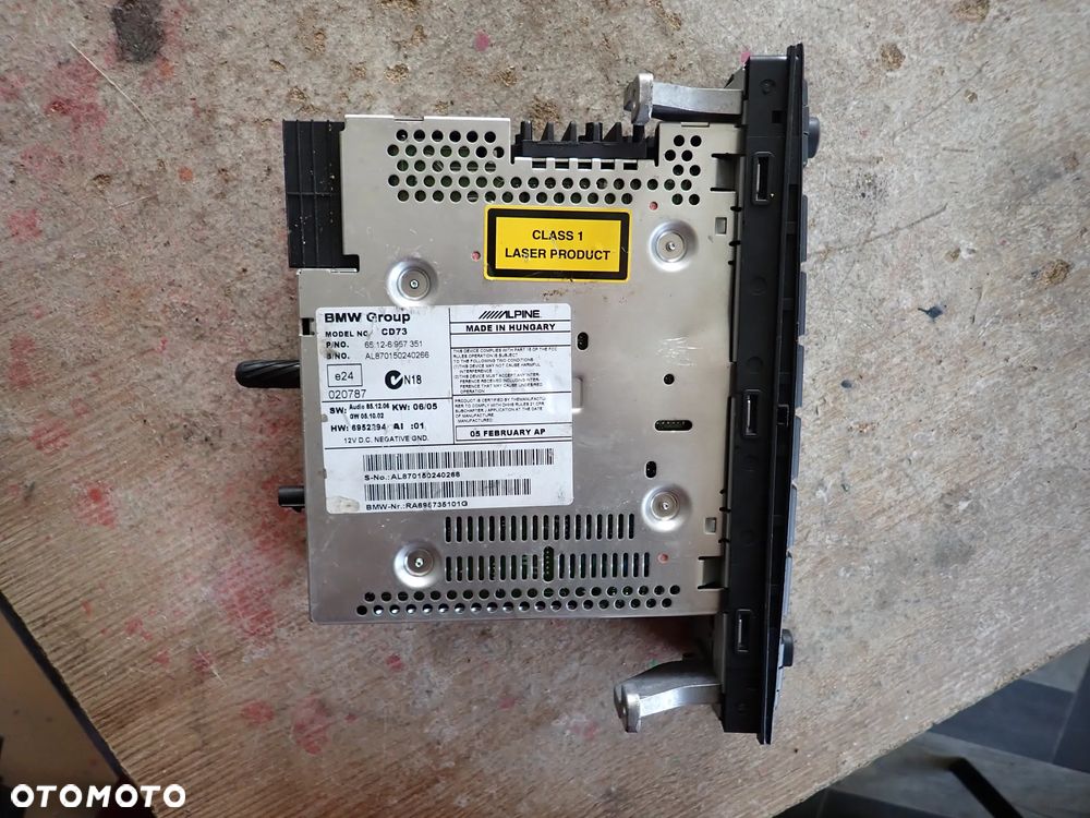 BMW E90 RADIOODTWARZACZ 6957351 - 4