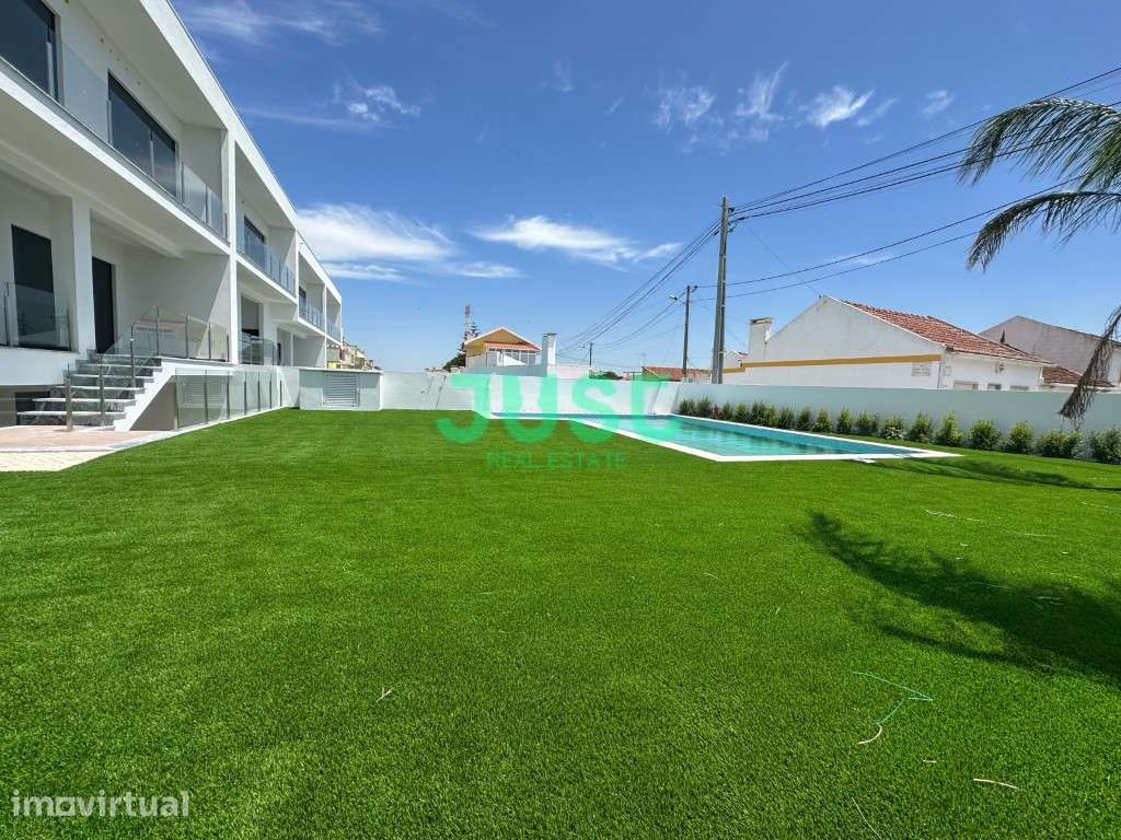 Moradia T3 + 1, pronta, nova a estrear, com piscina, jardim e garag... - Grande imagem: 4/33