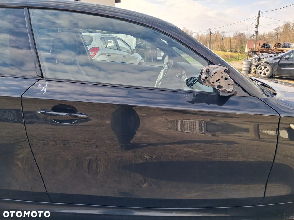 BMW E81 08 DRZWI PRAWE PRZOD BLACK SAPHIRE 475 - 1