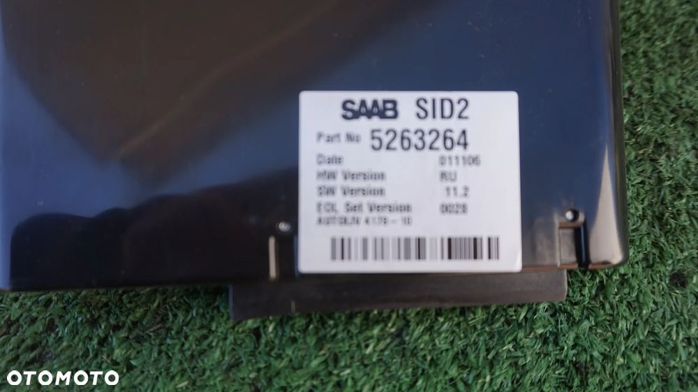 Saab 9-5 2.3 turbo 250 KM  AERO B235R  wyswietlacz ekran SID 5263264 - 2