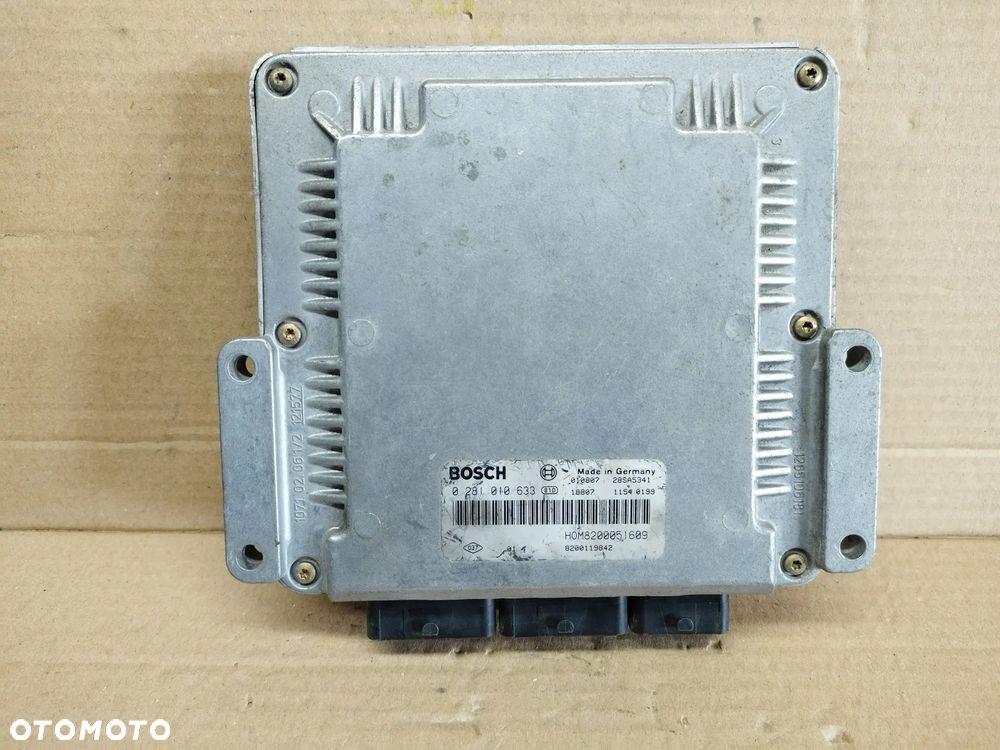 KOMPUTER STEROWNIK SILNIKA RENAULT TRAFIC II OPEL VIVARO 1.9 CDTI 0281010633 8200119842 - 2